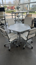 Load image into Gallery viewer, Used White Faux Leather-Style Office / Conference Chairs