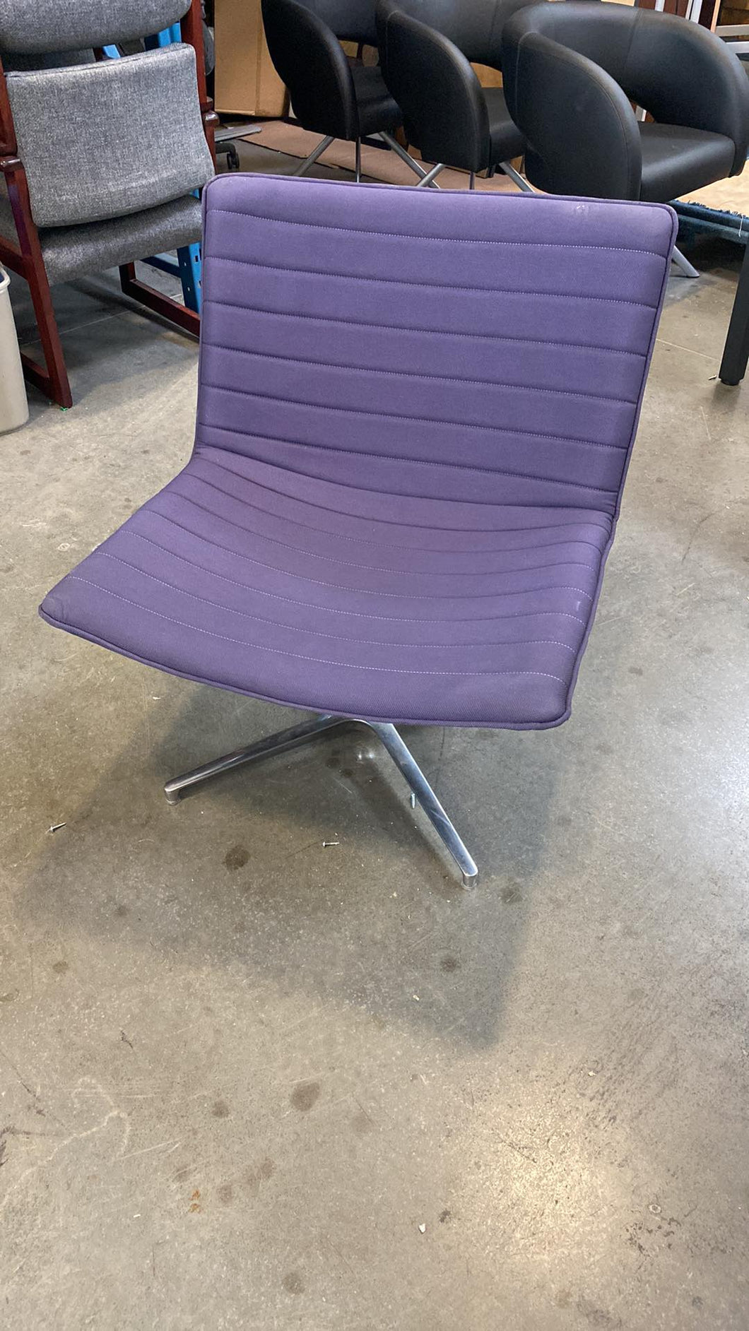 Used National Purple Lounge Chair