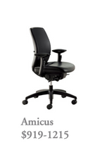 Load image into Gallery viewer, Used Teknion Amicus High-Back Leather Boardroom Chair