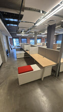 Load image into Gallery viewer, Used Teknion District 12-Person Back-to-Back Workstation Pod