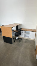 Load image into Gallery viewer, Used Haworth Executive L-Shaped Sit-Stand Desk Suites