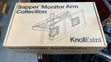 Load image into Gallery viewer, New in Box Knoll/Herman Miller Sapper Double Monitor Arm