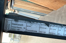 Load image into Gallery viewer, Used Steelcase Magnetic Double-Sided Rolling Whiteboard