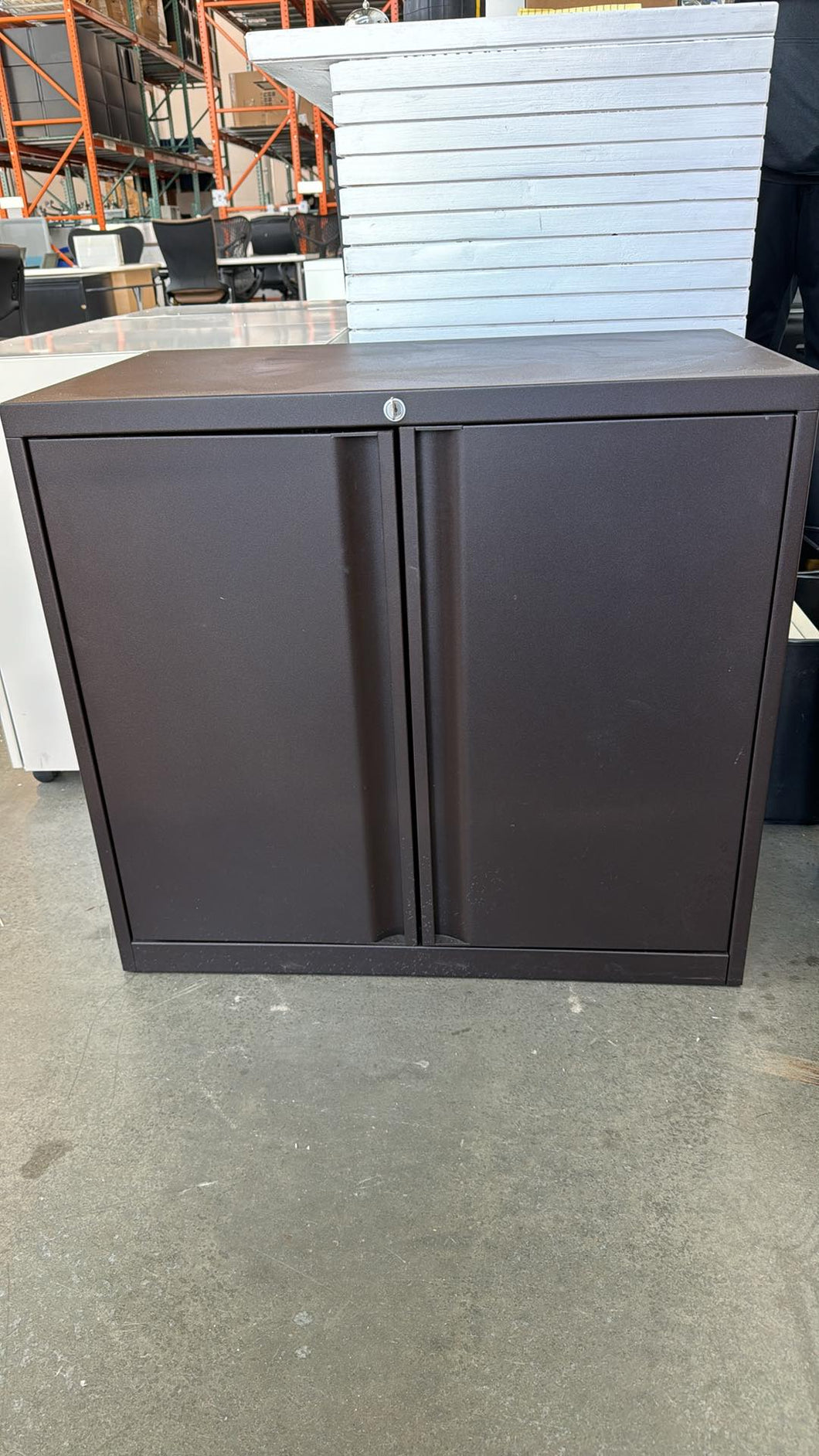 Used Teknion 2 Door Storage Cabinet