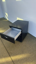 Load image into Gallery viewer, Used Ikea Erik Mobile Storage Pedestal – Black, 2 Drawers (Locking)