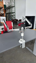 Load image into Gallery viewer, Like NEW Humanscale M2 Dual Polished Aluminum Monitor Arm