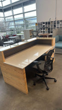 Load image into Gallery viewer, Used Reception Desk w/ Glass Top