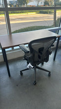 Load image into Gallery viewer, Used Herman Miller Desk – 51” x 24” – Walnut Laminate Top