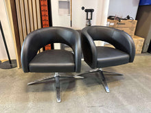 Load image into Gallery viewer, Used Boss Design "Choo" Leather Club Lounge Chair