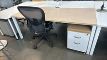 Load image into Gallery viewer, Used 72x30 Steelcase Desk w/ Mobile Storage