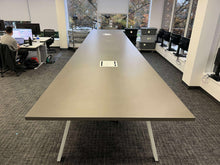 Load image into Gallery viewer, Used Enwork Equilibrium Standing-Height Collaboration Table – 20′ × 4′ (Powered)