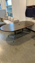 Load image into Gallery viewer, Used Steelcase 7ft Boardroom Table w/ Eames Base – Walnut Finish