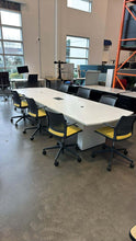 Load image into Gallery viewer, Used Steelcase 12ft x 4ft Powered Boardroom Table