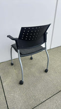 Load image into Gallery viewer, Used Global “Sonic” Rolling Guest Chair