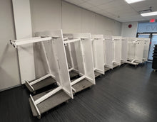 Load image into Gallery viewer, Used Ikea "Trotten" White Manual Sit-Stand Desks