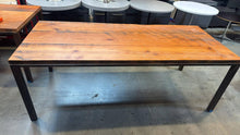 Load image into Gallery viewer, Used "Union Wood Co" Custom Made Industrial Dining Tables