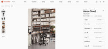 Load image into Gallery viewer, Used Herman Miller Aeron Size B Stool - Fully Loaded