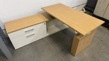 Load image into Gallery viewer, Used Haworth Planes Sit-Stand Credenza Desk Suite