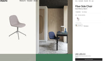 Load image into Gallery viewer, Used Designer Muuto "Fiber" Side Chair – Swivel Base