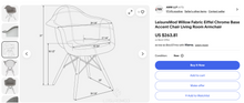 Load image into Gallery viewer, Used Eames Inspired Eiffel Accent Chairs