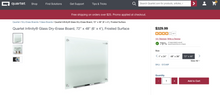 Load image into Gallery viewer, Used Glass Quartet Dry Erase Whiteboards. 4x3, 6x4, 8x4