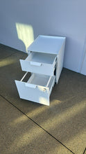 Load image into Gallery viewer, Used Ikea Trotten Mobile Pedestal – White, 2 Drawers (Locking)