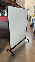 Load image into Gallery viewer, Used Steelcase Magnetic Double-Sided Rolling Whiteboard