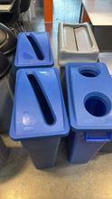 Load image into Gallery viewer, Used Rubbermaid Slim Jim Recycling & Waste Stations