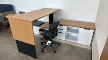 Load image into Gallery viewer, Used Haworth Executive L-Shaped Sit-Stand Desk Suites