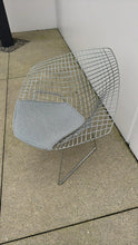 Load image into Gallery viewer, LIKE NEW - Knoll Bertoia Diamond Chairs – Chrome Wire w/ Seat Pads