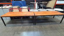 Load image into Gallery viewer, Used "Union Wood Co" Custom Made Industrial Dining Tables