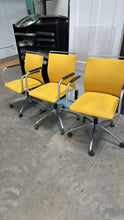 Load image into Gallery viewer, Used Global Roma Mesh Management Chair – Vibrant Yellow