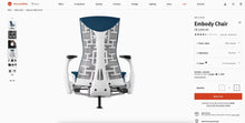 Load image into Gallery viewer, Used Herman Miller Embody Chair *Seat Wear*