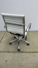 Load image into Gallery viewer, Used White Faux Leather-Style Office / Conference Chairs