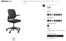 Load image into Gallery viewer, Used Steelcase Cobi Task Chair – Light Grey Frame and Mesh
