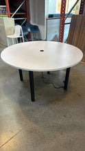 Load image into Gallery viewer, Used Heartwood 53&quot; Round Powered Meeting Table
