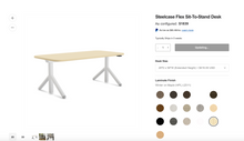 Load image into Gallery viewer, Like NEW Steelcase &quot;Flex&quot; Sit-To Stand Ergonomic Desks
