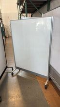 Load image into Gallery viewer, Used Steelcase Magnetic Double-Sided Rolling Whiteboard
