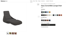Load image into Gallery viewer, Steelcase &quot;Hosu&quot; Convertible Lounge Chair
