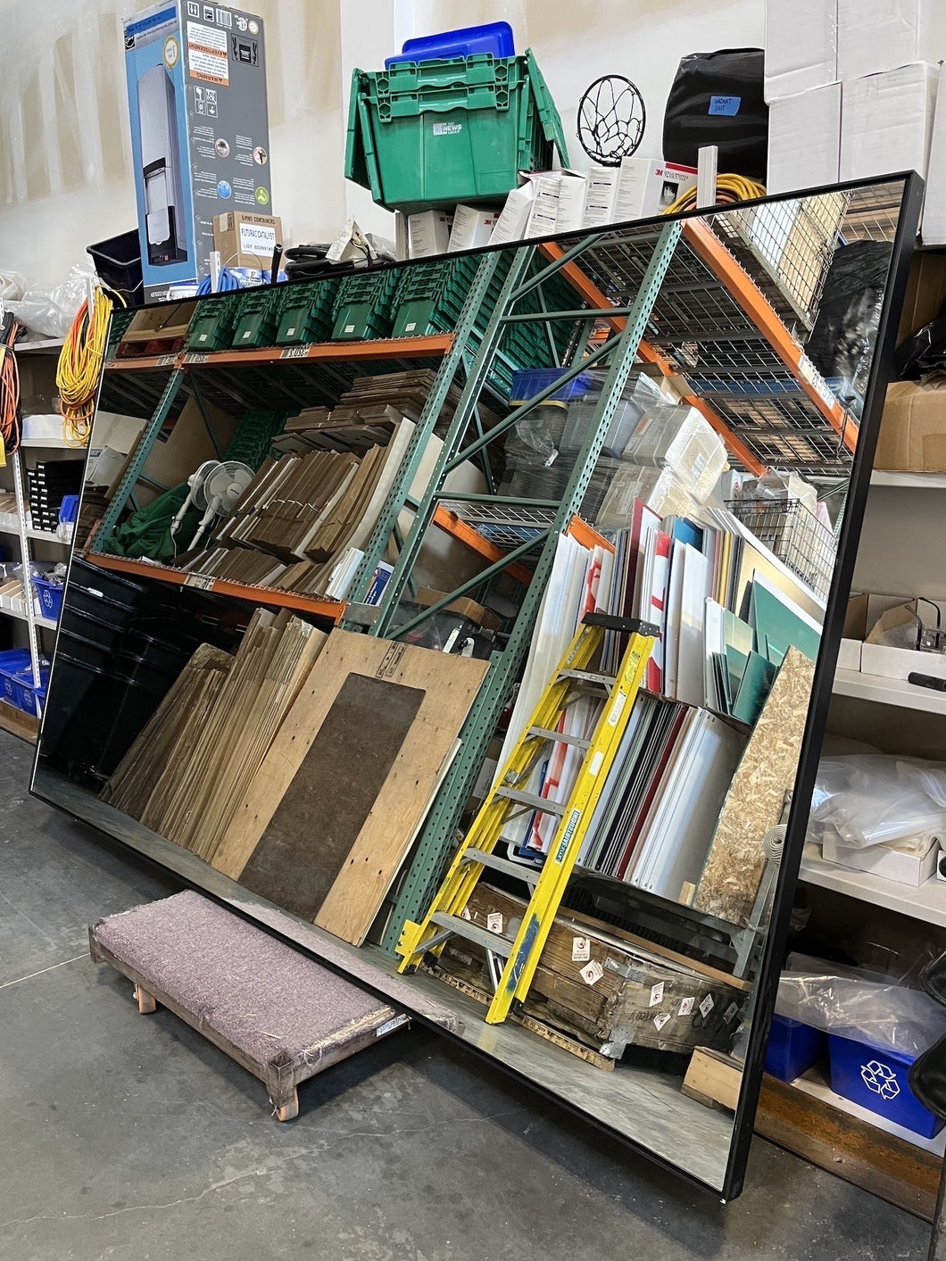 Used Large 10x6 Industrial Mirror