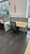 Load image into Gallery viewer, Used Herman Miller Canvas 2-Person Powered Workstation Pod
