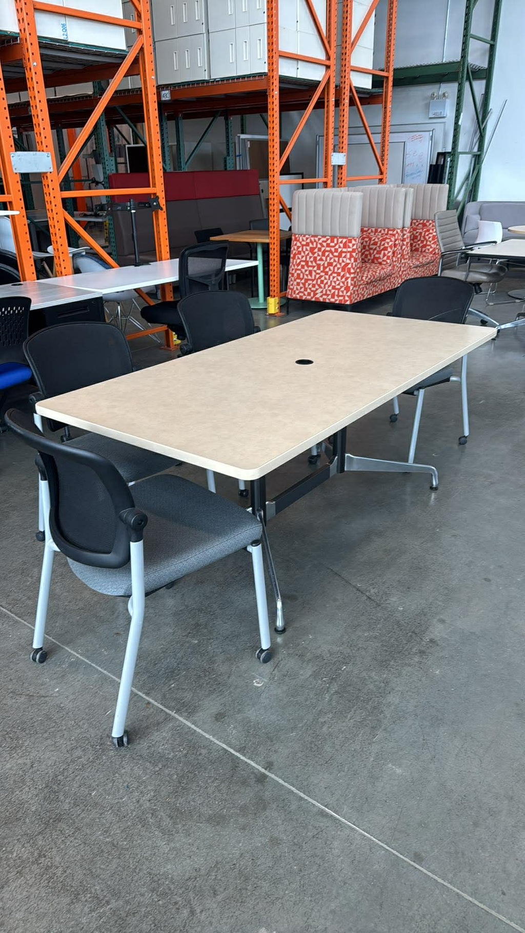Herman Miller Meeting Table with Eames Base - 72" x 36"