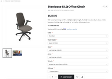 Load image into Gallery viewer, Used Steelcase &quot;Silq&quot; Ergonomic Drafting Chair
