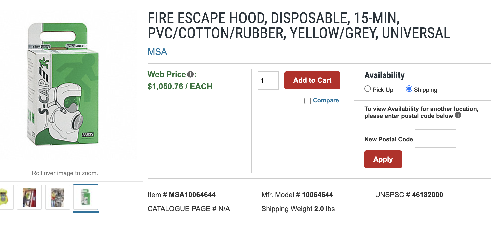 NEW S-CAP Air-Purifying Respirator
