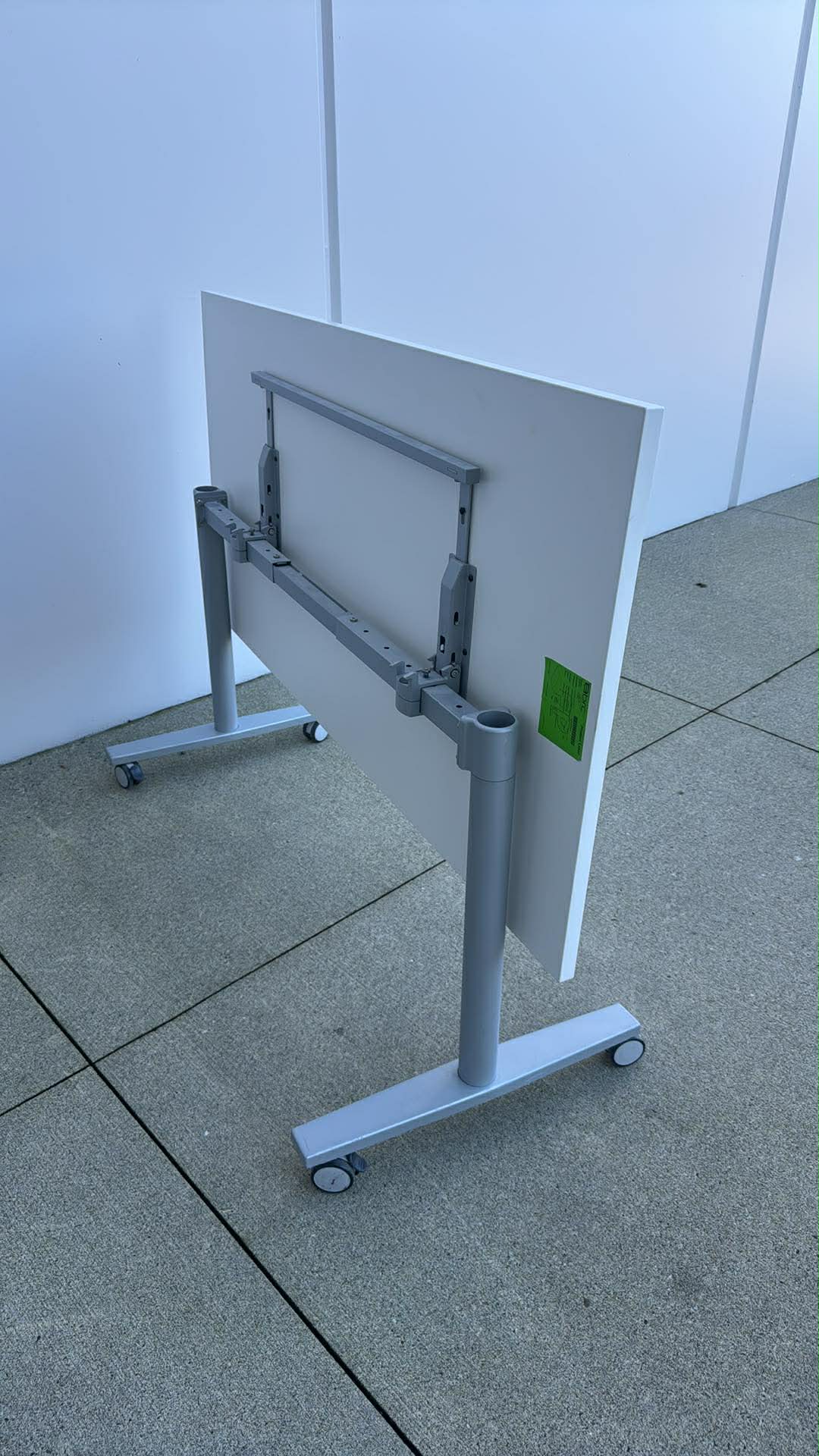 BRC Nest Flip-Top Training Table (White/Silver) – 60” x 30”