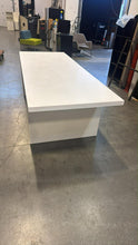 Load image into Gallery viewer, Used "CB2 KM" Resin Boardroom / Dining Table – White (100” x 38”)
