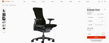 Load image into Gallery viewer, NEW IN BOX Herman Miller Embody Chairs
