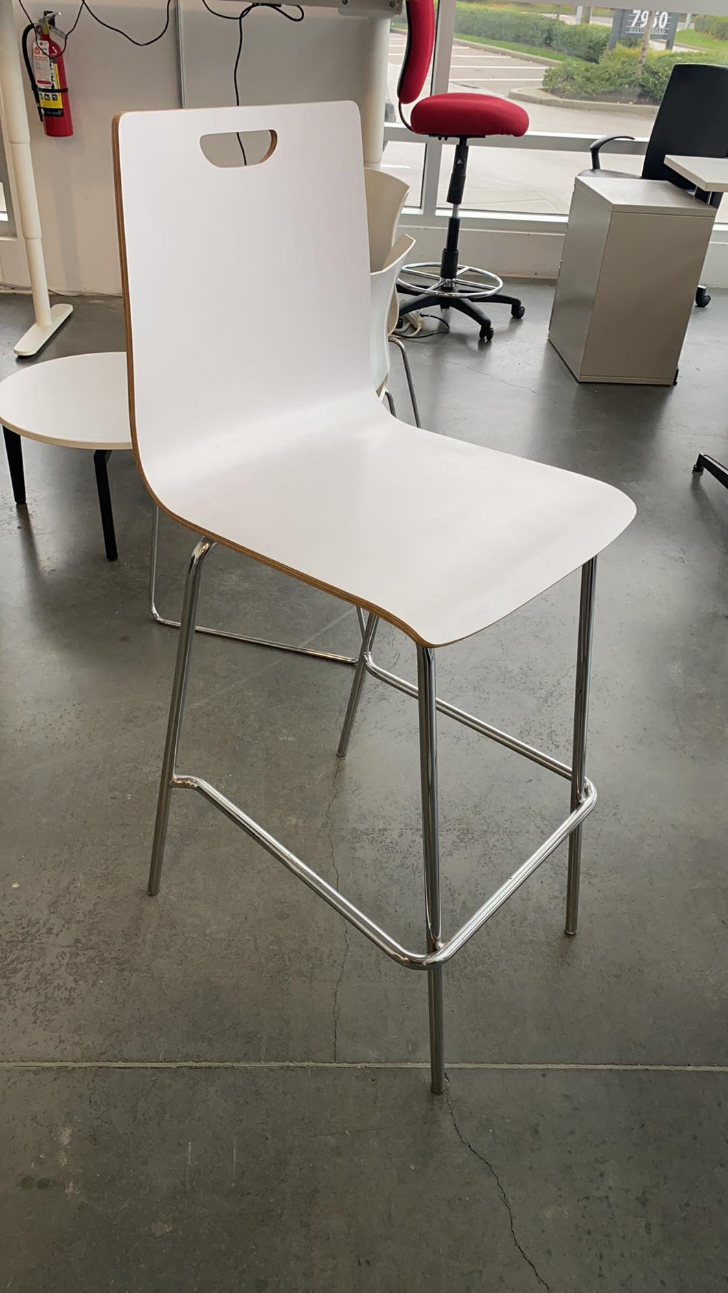 Used White Counter Height Stool Chairs