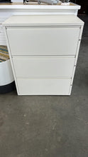 Load image into Gallery viewer, Used White 3 Drawer Herman Miller Lateral File Cabinets
