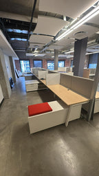 Teknion District Back-to-Back Workstation Pod - 12-Person